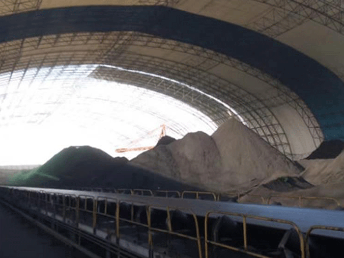 昭通煤棚料仓网架